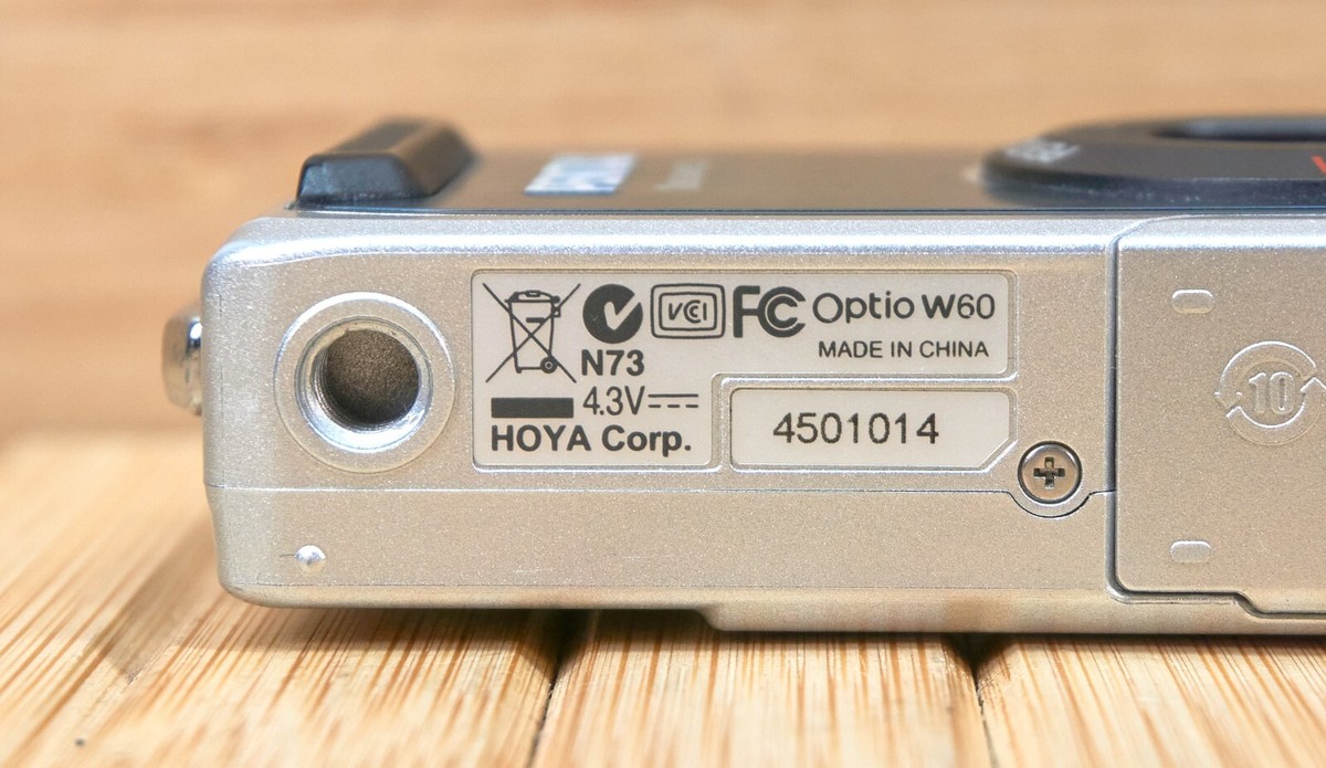 Pentax Optio W60 Waterproof 10MP Digital Camera, with 5X Wide