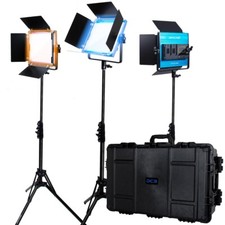 Dracast LED500 X Series Bi-Color LED 3 Light Kit with Injection Molded Case