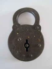 Six Lever Sargent Lock Antique No Key 3"