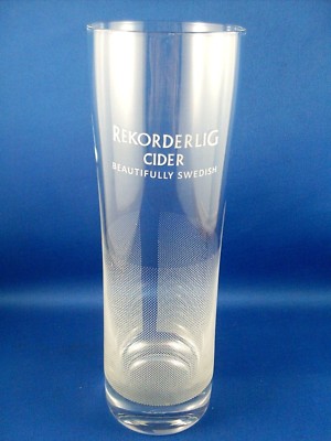 CLEARANCE!! REKORDERLIG CIDER Beautifully Sweden Tall PINT Glass Man Cave Bar AU
