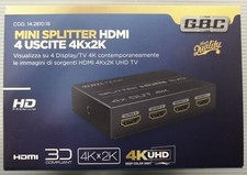 MINI SPLITTER HDMI 4 USCITE 3D UHD TV 4K X 2K @ 30HZ GBC 14281018
