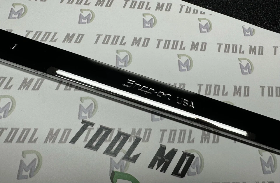 Snap-on Tools USA NEW 1" SAE FLANK DRIVE PLUS 12PT Chrome Combo Wrench SOEX32 - Image 3 of 4