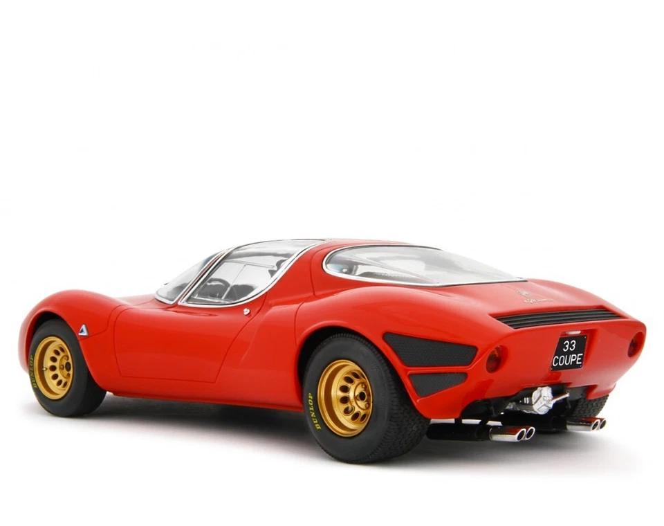 LAUDORACING-MODELS 1:18 Alfa Romeo 33 Coupè Stradale 1° Prot Autodelta LM153A1 - Photo 4/4