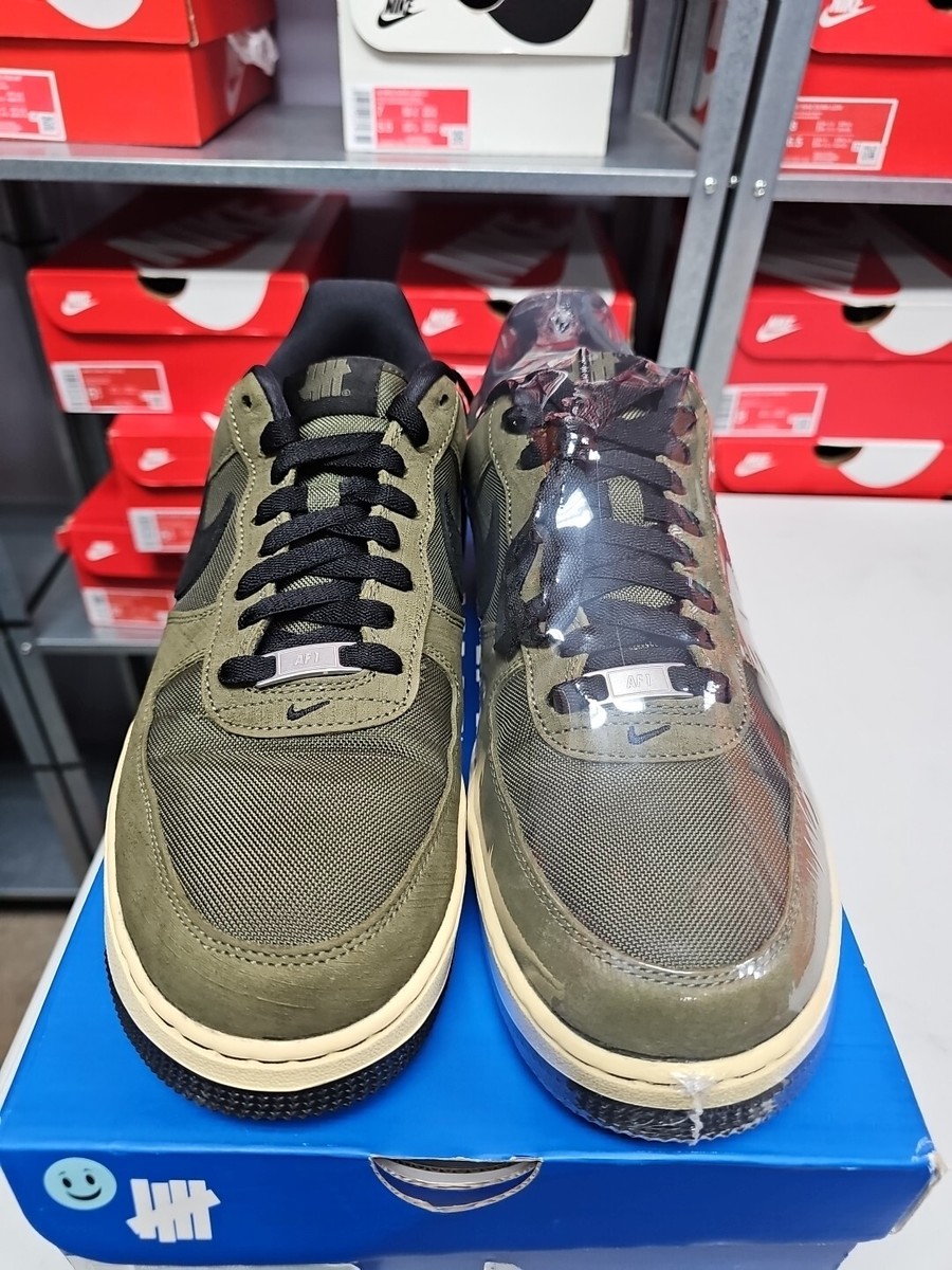 NIKE UNDEFEATED x Air FORCE SP LOW SP CARGO KHAKI/BLACK SIZE