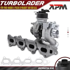 Turbolader für Ford Mondeo V Focus III Peugeot 308 508 Citroën DS4 5 C4 2.0L