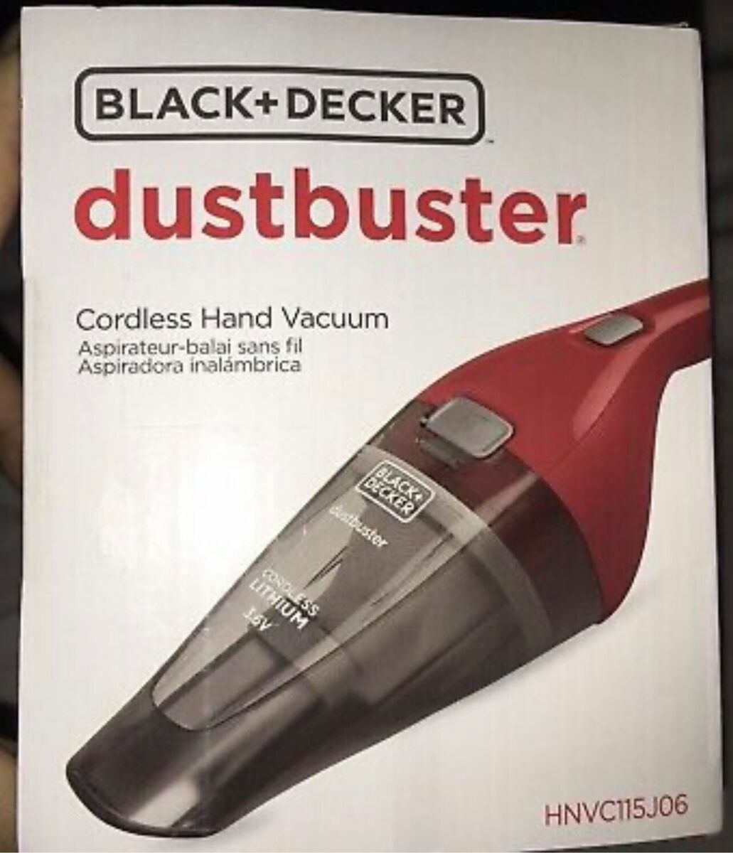 Black+decker Hnvc115j06 Dustbuster Quick Clean Hand Vacuum