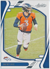 2021 Panini Absolute Football - Drew Lock - Denver Broncos - Base - #52