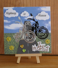  Karte Zur Hochzeit, Motorrad, Biker, Highway to Heaven, Glückwunsch, Handarbeit