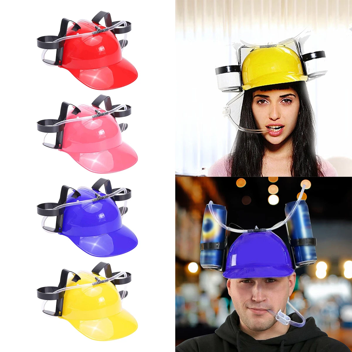 Drink Straw Helmet