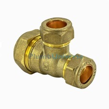 Brass Compression Reducing Tees Range Of Sizes and Options 10mm, 15mm, 22mm, 28