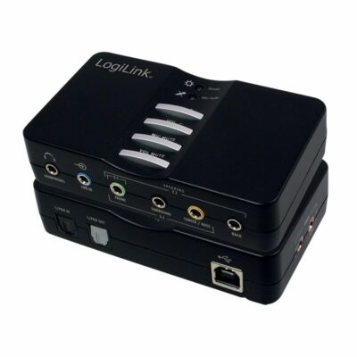 LogiLink UA0099 USB Surround Sound Box 7.1 8-Kanal Laptop PC Computer Audio