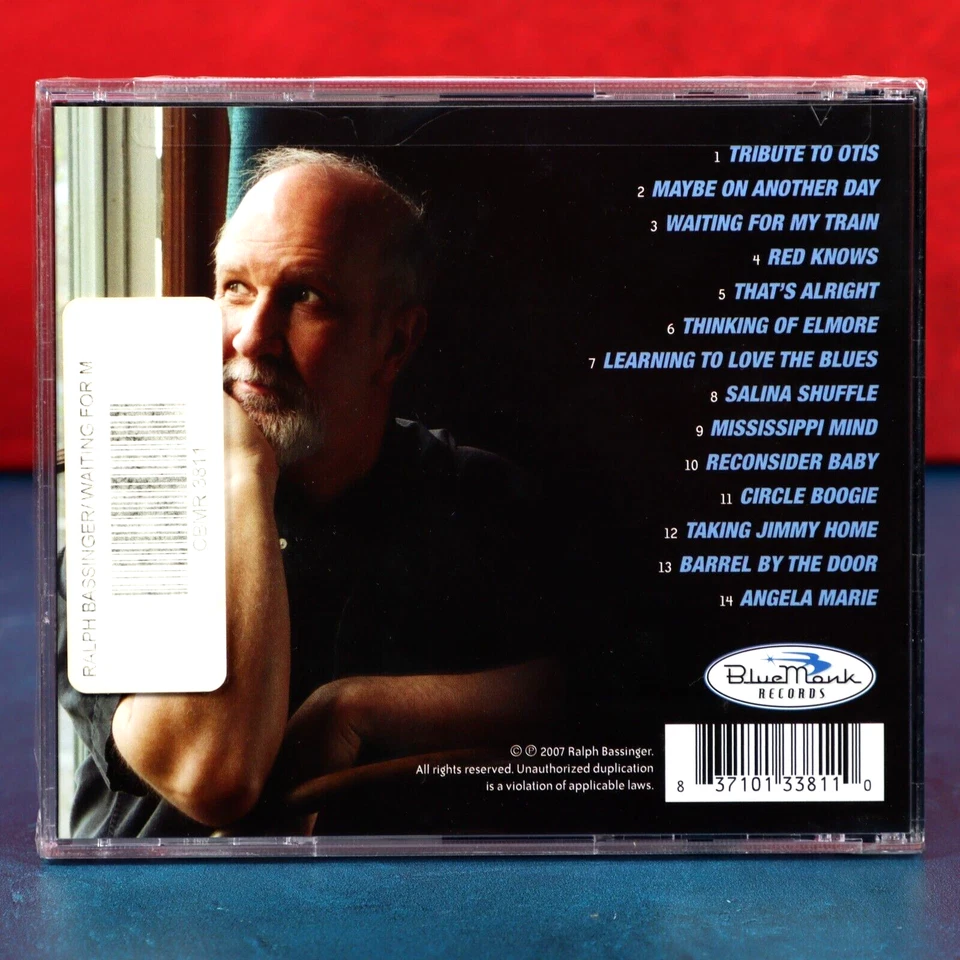 Ralph Bassinger Waiting For My Train CD Blue Monk Chicago Blues 2017 Sealed Foto 4 de 4