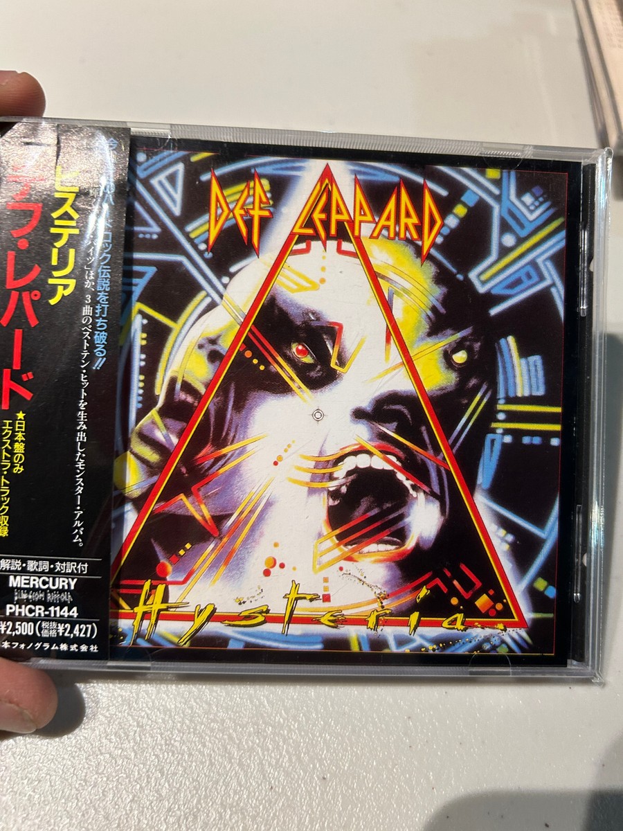 CD DEF LEPPARD Hysteria PHCR-1144 Mercury JAPAN EDITION RELEASE | eBay