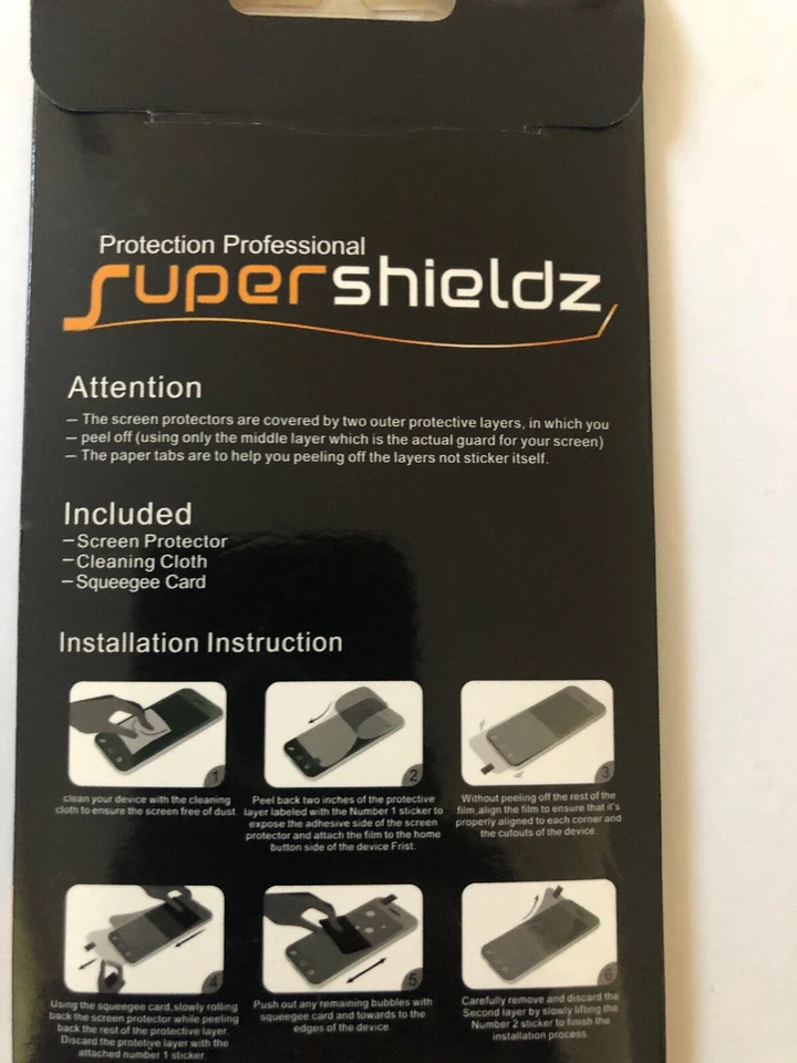 5x Protector de pantalla transparente Supershieldz para ZTE MAX DUO LTE Smacks Pro, Foto 3 de 3