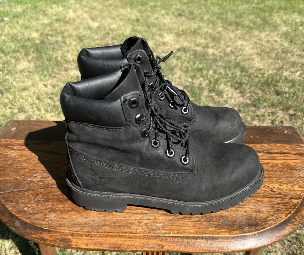Kids Timberland Boots Black Size 4.5 Unisex