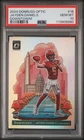 2024 PANINI DONRUSS OPTIC DOWNTOWN! #16 JAYDEN DANIELS ROOKIE RC PSA 10
