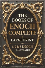 The Books of Enoch Complete LARGE PRINT (Illustrated): 1, 2 & 3 Enoch with Authe