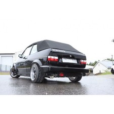 FOX Edelstahl Sportauspuff ESD 1x60mm nach links führend VW Golf I Cabrio 1.8