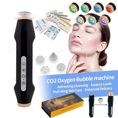 7Types Facial CO2 Oxy1gen Bubble Machine Oxygen Jet Spa Capsule Serum Gel Facial