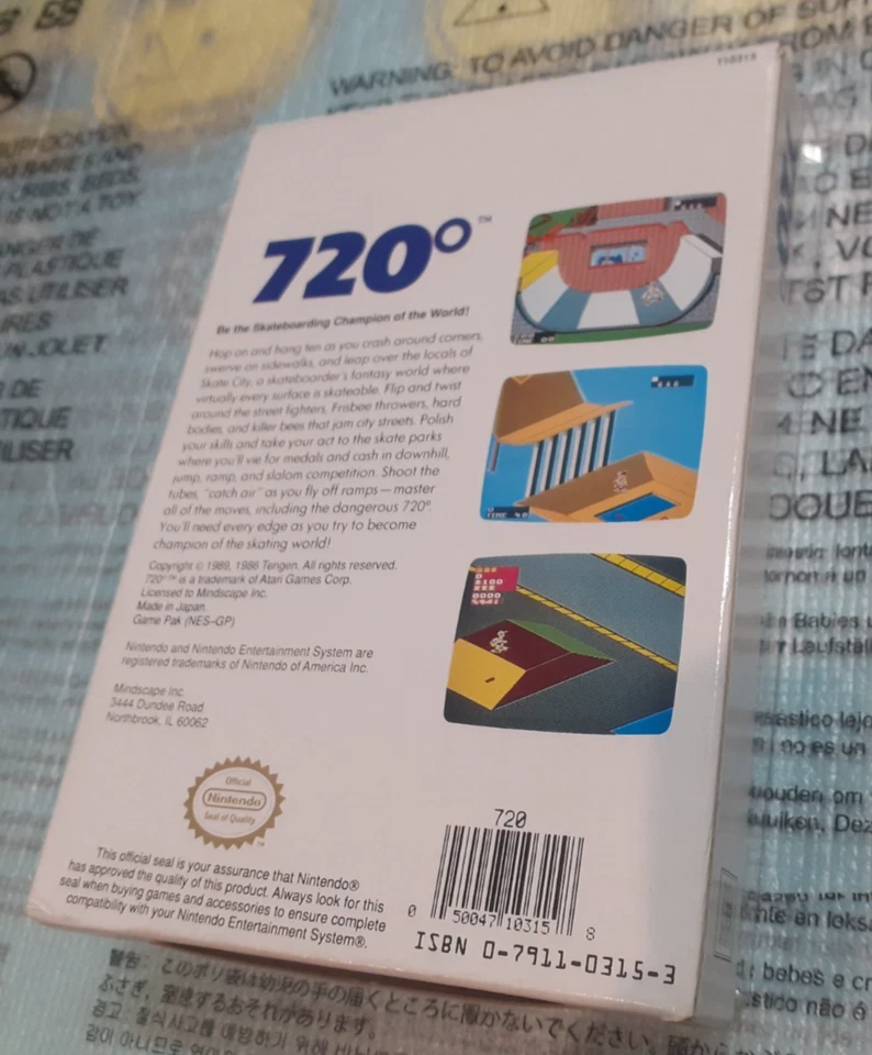 720 Gradi - Nintendo Nes Ntsc/Usa Completo Come Nuovo Originale 100% - Immagine 4 di 4