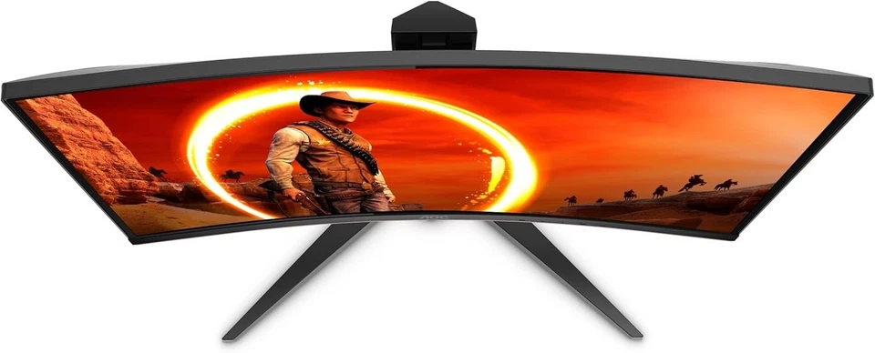 AOC C24G1 24" Curved Frameless Gaming Monitor FHD 1080p 1500R VA Panel 1ms 144Hz - Image 4 of 4