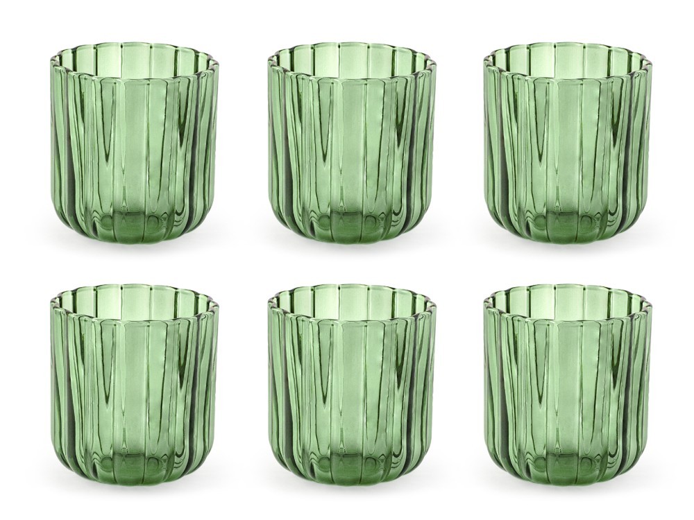 H&H 6 Margaret Glasses In Green Color 34 Cl