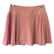 NWT CALIA Women's 14" Side Pleat Court Skort Size Medium Golf Dark Pink Sporty