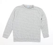 Womens UK Size L WA Grey Pullover Sweatshirt