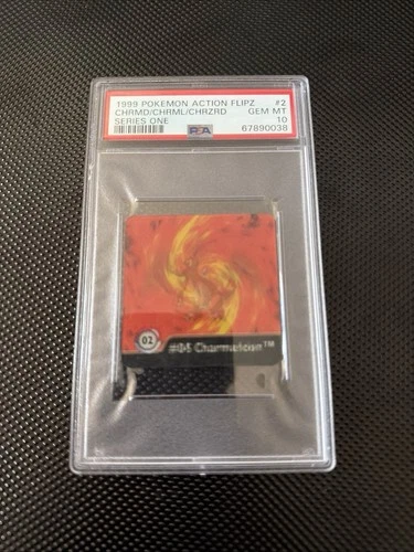 New ListingPokemon action flipz series 1 charmander charmeleon charizard PSA 10