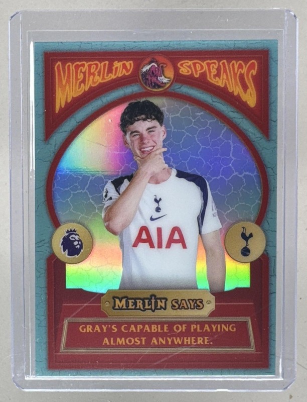 Archie Gray 2026 Topps Merlin Premier League #MS-17 Speaks