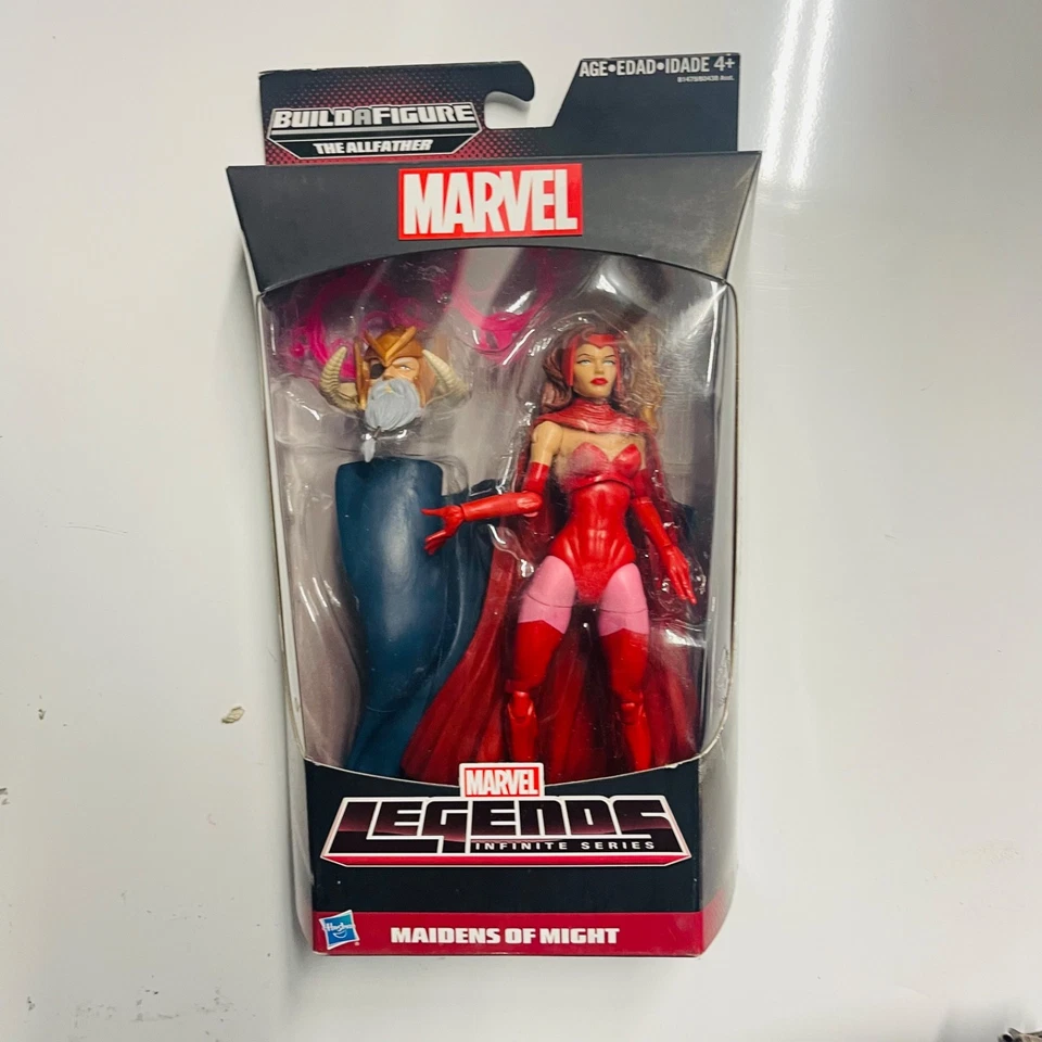 Feiticeira Escarlate Marvel Legends Odin BAF WAVE 6' NOVO NA CAIXA Maidens of Might Avengers - Imagem 3 de 4