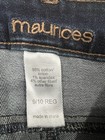 maurices Blue Women's Skinny Denim Jeans Dark Wash Distressed Stretch size 9-10 — photo 9