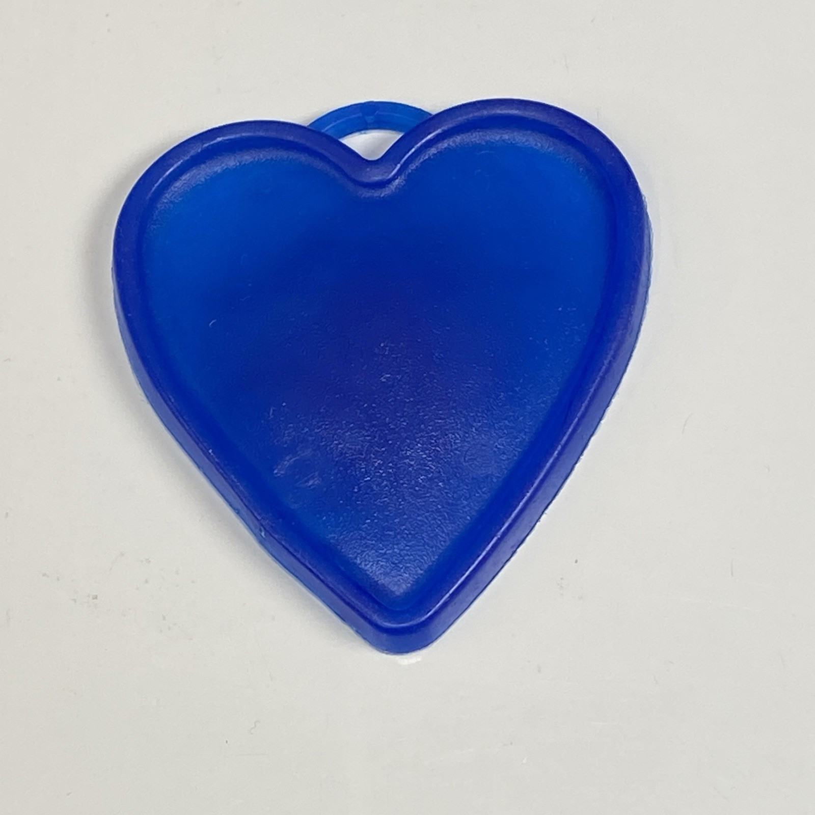 Lot of 10 Vtg Blue Plastic Heart Shape Balloon Weights by Premium Balloon