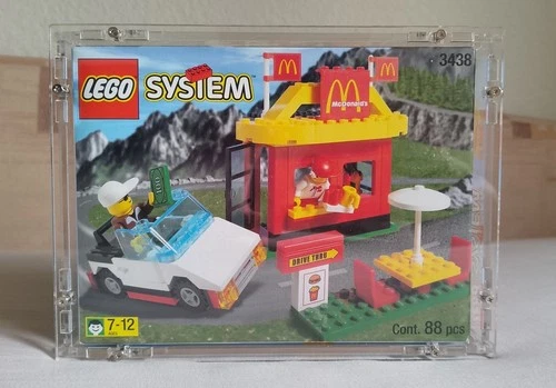 !!️Lego System 3438 McDonald's **New/MISB/Sealed** In Acrylic Case !!️