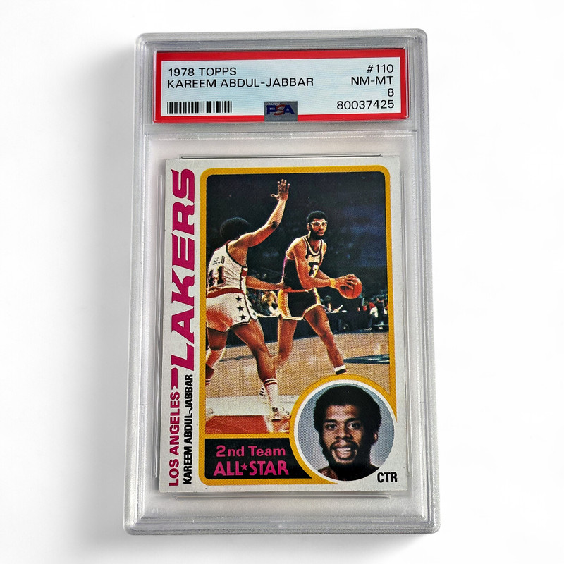 1978 Topps Kareem Abdul-Jabbar #110 Graded NM-MT PSA 8