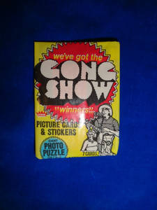 1977 Fleer Gong Show Wax Pack Gum Intact - as pictured