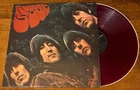 THE BEATLES Rubber Soul japanese RED colored vinyl LP Odeon OP-8156 VG+