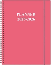 2025-2026 Planner - 8.5" x 11" Weekly Monthly from 8.5 x 11, Pink 