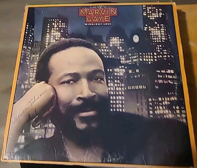 Midnight Love by Marvin Gaye Vinyl 33 Record Is Broken, Sleeve Good