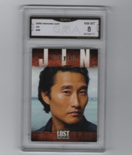LOST SEASON 2 BASE CARD #56 JIN-SOO KWON   GMA GRADED 8 NM-MT!
