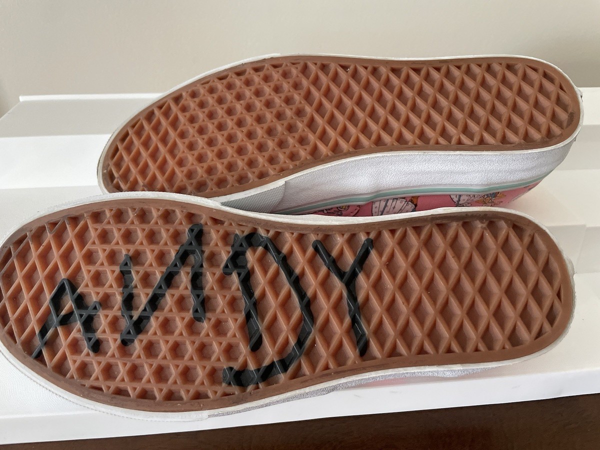 VANS Toy Story Woody & Bo Peep Pink Sneakers Women’s  Size 7 No Box View 5