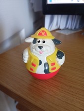 Vintage 2003 Playskool Weeble : Zeebo The White Dog