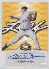 2014 Leaf Valiant Yellow Prismatic 2/10 Cameron Varga #BA-CV1 Auto 0b5