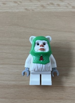 LEGO Star Wars Ewok Holiday Outfit Sw1298 Minifigur Weihnachten Weiß Wicket TOP