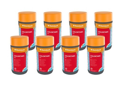 Steinbach Poolpflege Chlortabs 8 kg schnelllöslich pH-neutral rückstandsfrei