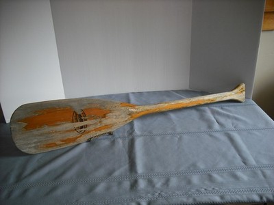 Feather Brand 35'' Oar Paddle, Caviness Woodworking Co. - Lake Cabin Craft Decor