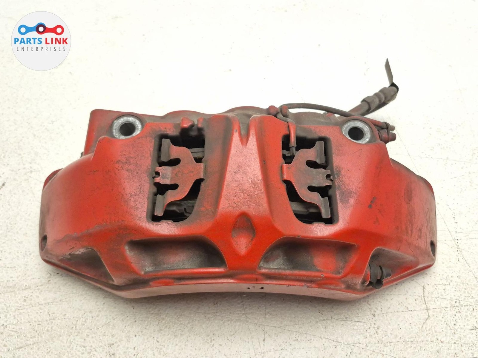 2016-20 BENTLEY BENTAYGA FRONT RIGHT BRAKE CALIPER RED 6 POT OEM 6.0L 636 ASSY