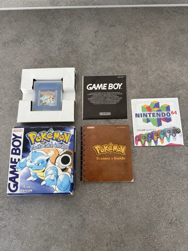 Pokémon: Blue Version 1999 Nintendo Game Boy – Boxed Complete, Working, Genuine