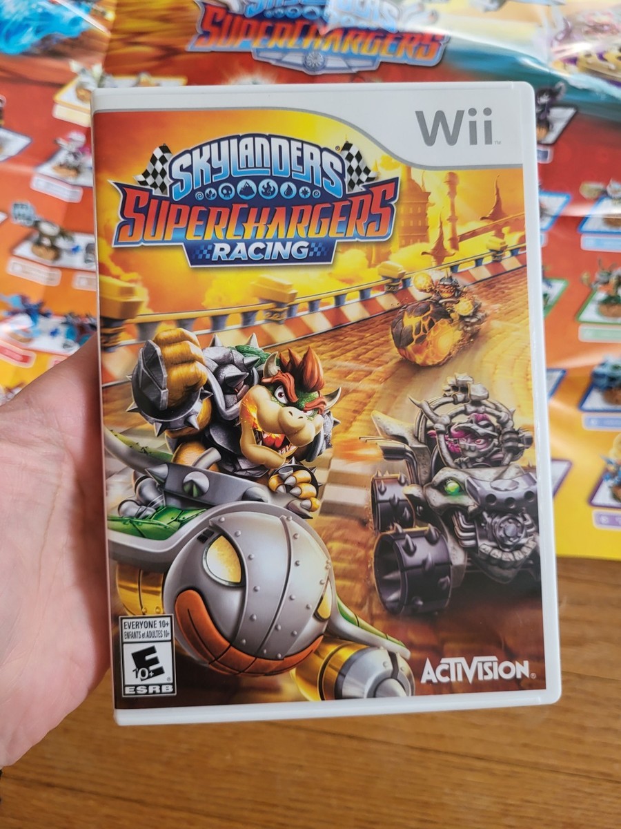 LOT Nintendo Wii Skylanders Superchargers Racing Video Game