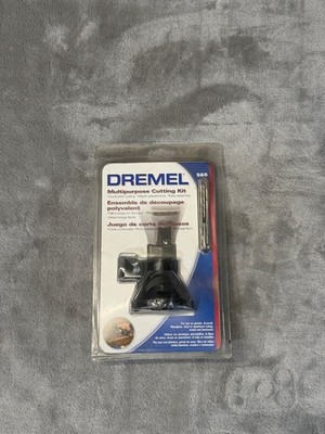Dremel 565 Multipurpose Rotary Tool Cutting Attachment Kit W/ Cutting Guide NEW